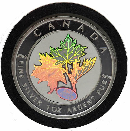 Buy 1 OZ Silver Royal Canadian Mint Maple Leaf Coin in Canada